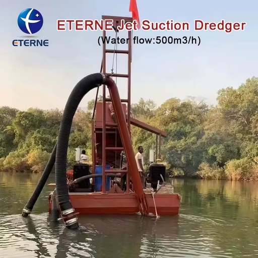 Industrial Jet Suction Dredger for River Cleaning Sand Pumping and Gold Extraction
