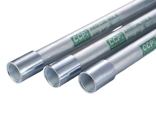 2.6 - 6.8 mm Thickness Hot-dipped Galvanized Electrical Steel RGS Conduit Pipe