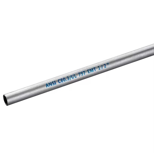 Hot Rolled Q195 Easy Bend Round 1.07 -2.11 mm Wire Pulling Welded Steel Pipe UL797 EMT Conduit Pipe
