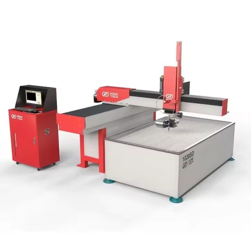 Professional 5-Axis Small CNC Waterjet Machine with Open Worktable for Industrial Stone Tile Metal Cutting