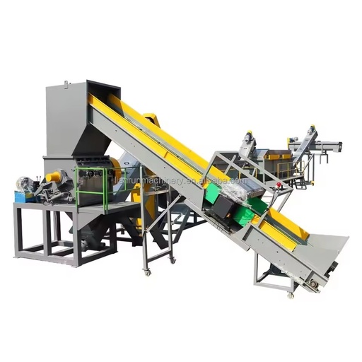 plastic pe pp waste washing recycling machinery pe pp film bag crushing line