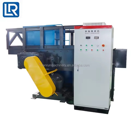 plastic pe pp film hard plastic single shaft shredder recycling machine