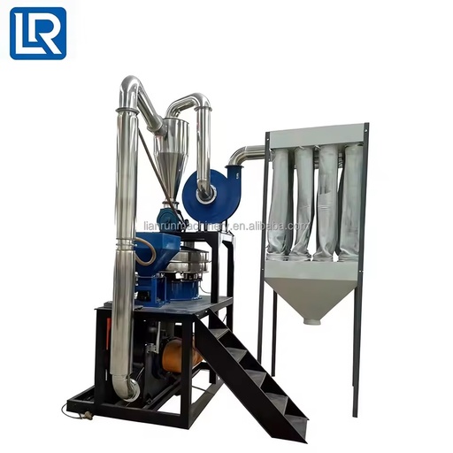 250kg/h Automatic PE pvc LLDPE Plastic Pulverizer Mill Machinery for sale