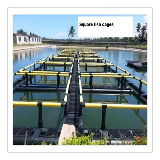 HDPE Catfish Farming Fish Cage Floating