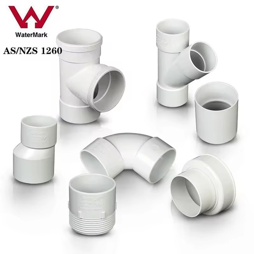 UPVC Pipe Fittings for Water Supply and Drainage 88 Plain Bend WaterMark Approved AS/NZS 1477/1260 High Quality