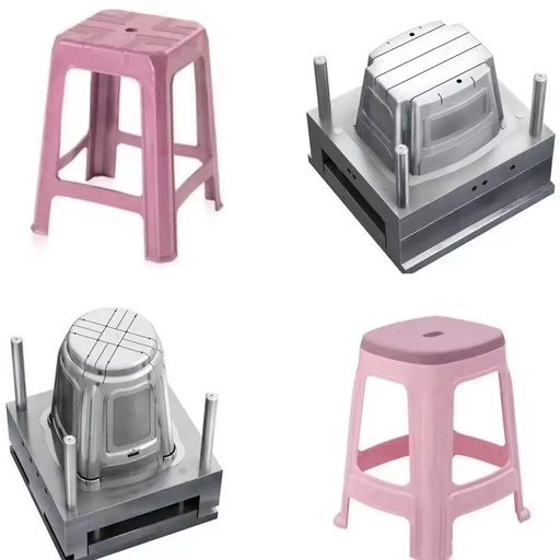 High-Strength Plastic Stool Chair Injection Mold Durable Household Appliance Machinery High Precision Made HDPE ABS Rubber