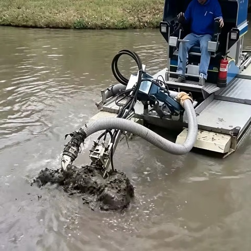 Small Amphibious Multifunctional Dredger for Urban and Restricted Water Areas