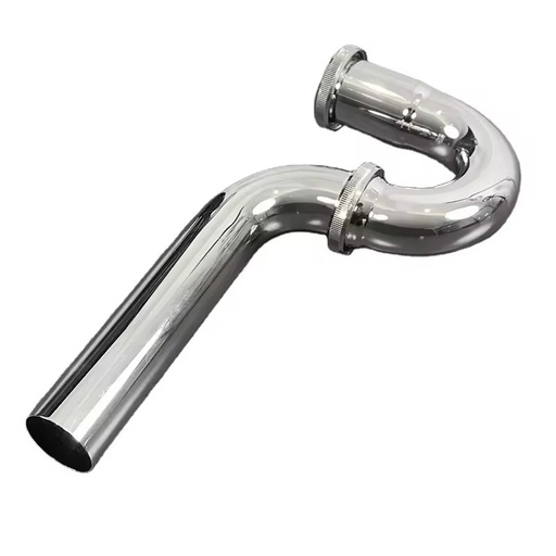 Customized Bathroom Basin Stainless Steel P Trap, Siphon Fitting Trap Drain Kit Waste P-trap