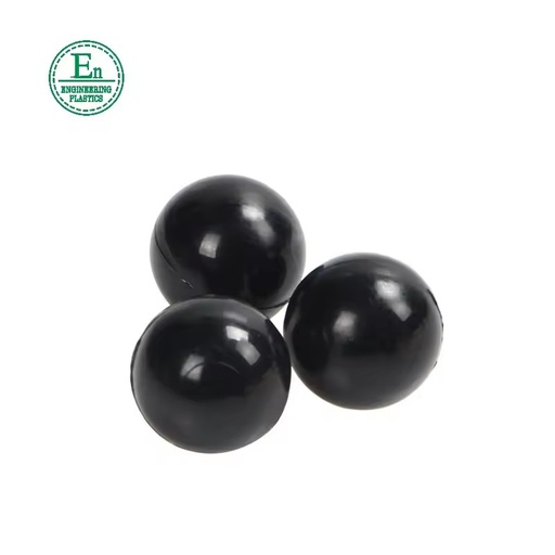 Good Quality Wear Resistance Plastic Material PU Beads Black Colored Silicone 9mm Rubber Ball