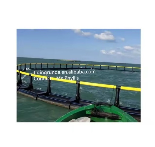 20m Tilapia Agriculture Hdpe Knotless Fish Farming Net Cage Nets