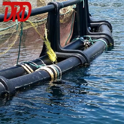 Cage a Poissons En HDPE Pour L'aquaculture En Mer Profonde Systeme De Flottaison