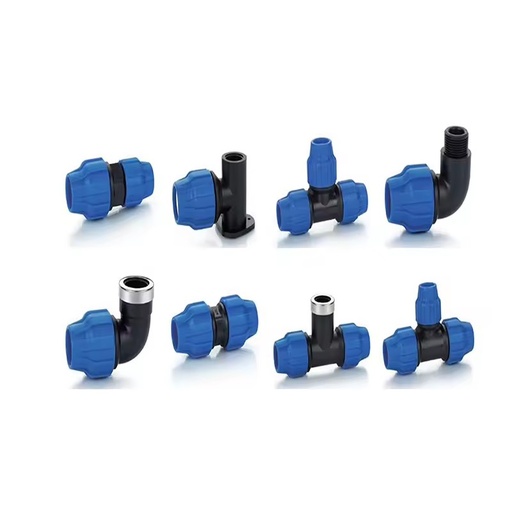 Compression Fittings for 2 Inch Poly Pipe.