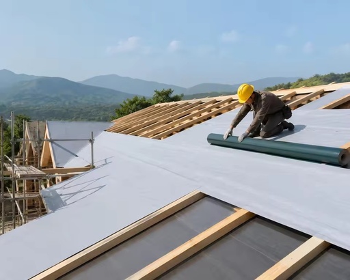 OEM ODM Custom 9ft 10ft Weather Barrier House Wrap Waterproof Breathable Membrane for Exterior Wall & Roof Underlayment