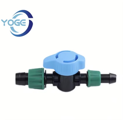Good Selling PP Material Low Cost Pipe Garden Tap 1/2" 3/4" Male Thread Water Hose Barb Connector Drip Irrigation Mini Valve