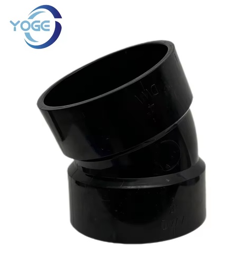 Wholesale ABS DWV 1/16 Bend Bathroom Sanitary Fittings ABS DWV Plumbing Pipe Fittings