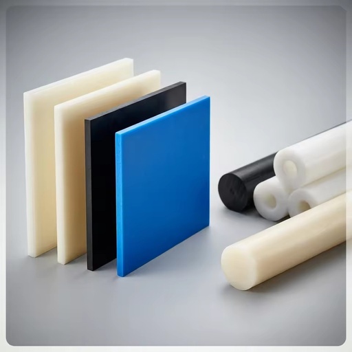 High Strength Nylon PA6 MC901 Plastic Sheets and Rods Multi-Color Wear Resistant Self-Lubricating Custom Size for CNC Machining