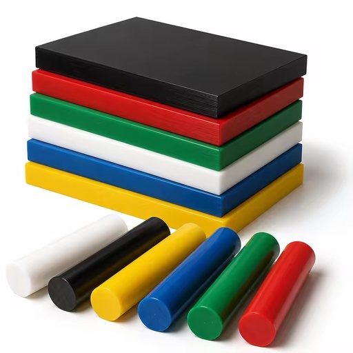 Toughness White Nylon PA66 Green Polymer PE Sheet Black POM Rod CNC Machining