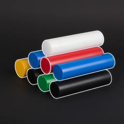 ISO 9001 Certified Precision High Density Polyethylene Extruded Plastic Solid Low Moisture Absorption UHMW PE Rod Plastic Rod