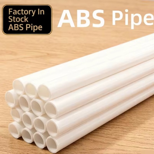 ABS Plastic Tube Wholesale Bulk 500mm Length Custom Size Extruded White Hollow Tubes WD 2mm-6mm Cutting Service Industrial Use