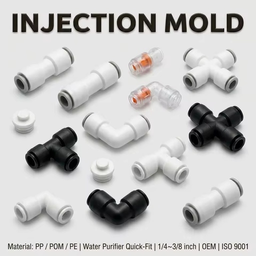Manufacturer High Precision Plastic Injection Mold Making PVC PE PP Custom Elbow Pipe Fitting Mould