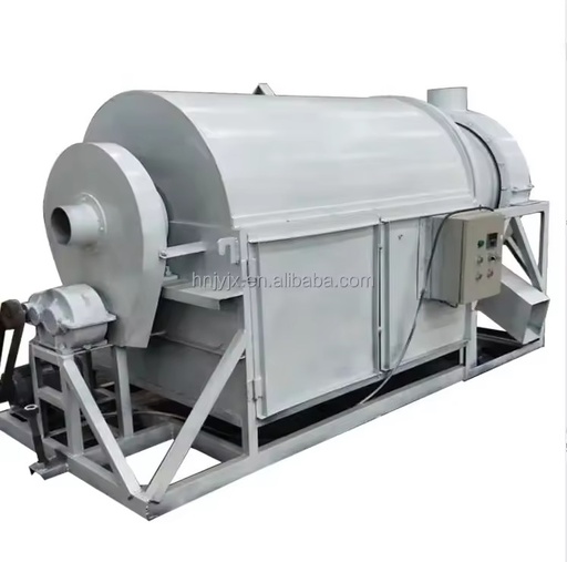 Chinese Manufacturing Industry Electric Fully Automatic Rotory Drum Corn Wheat Rice Grain Dryer Machine