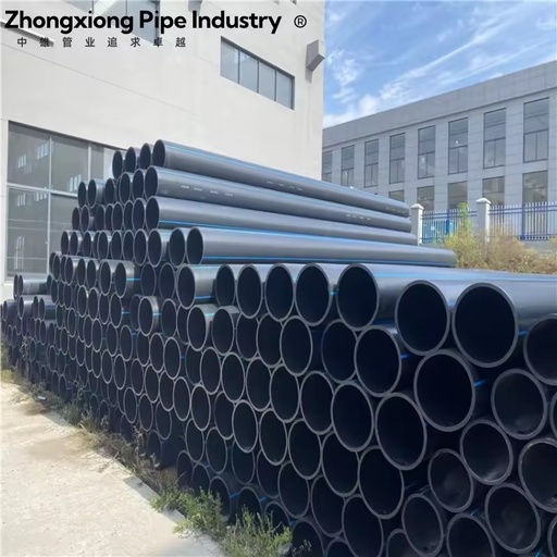 Double Wall Solid HDPE Drain Pipe High Ring Stiffness for Roadside Rainwater Collection System