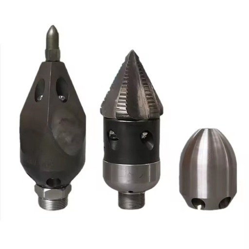 Lateral Root Cutter Kit for Sewer Hose Sewer Lateral Tail Jetting Nozzle Hydraulic Root Cutters Kit