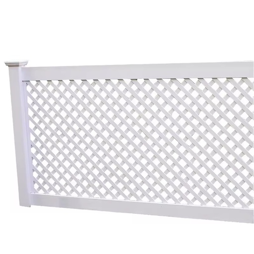 Supplier Custom Size Easily Assembled ECO Rot Proof Waterproof Pvc Price Plastic Garden Lattice Fence Panels