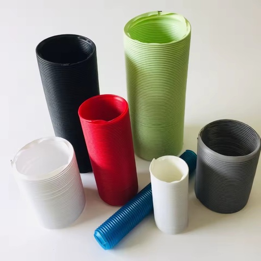 HJSJ Multi-color PP Wire-Reinforced Retractable Foldable Telescoping Ventilation Exhaust Duct Customizable Length Thickness