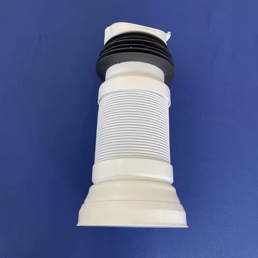 HJSJ New Model Toilet Drain Pipe Wall-Side Outlet Installation Telescopic Thickened PP Connecting Pipe Customizable Length