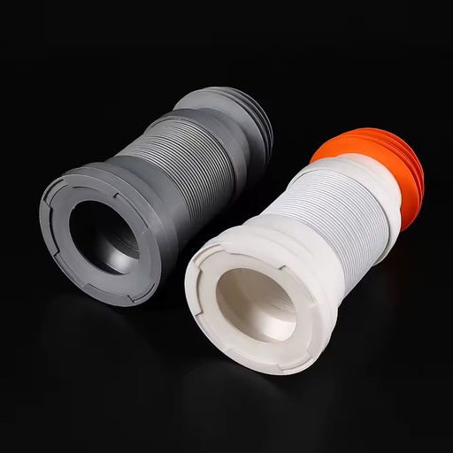 New Model PP Wire-Reinforced Flexible Toilet Drain Pipe with Anti-Corrosion & Anti-Aging Features Multiple Sizes Available