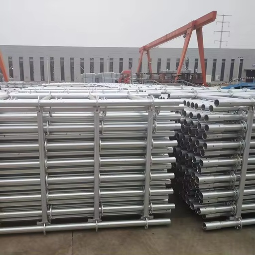 Steel Pipe Ringlock Scaffolding System With Base Jack and U Head Jack for Building Construction