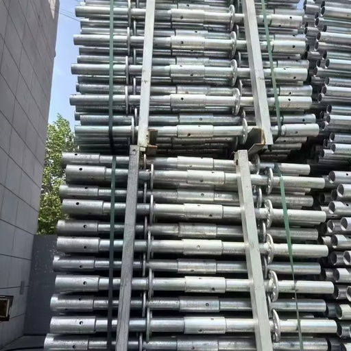 Heavy Duty Ringlock Scaffolding Steel Modular Scaffold Frame Tube Deck Board Walkway Guardrail Ladder Platform Adjustable Props