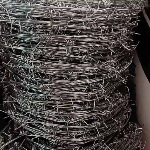 Galvanized Fence Barbed Wire Roll 16 Gauge for Poultry Farm Durable Steel Wire Manufacturer