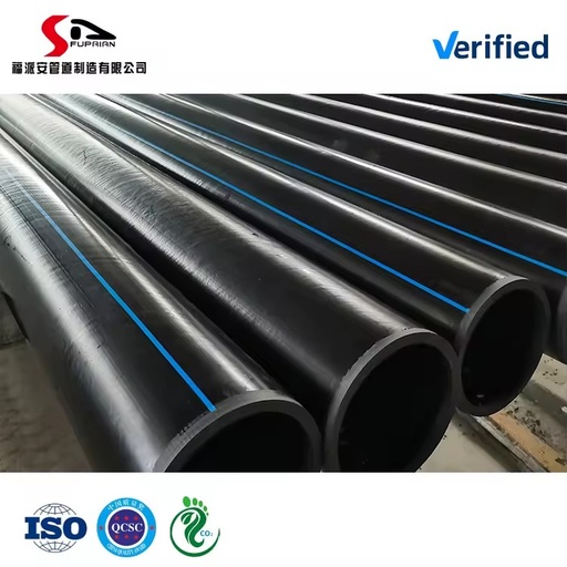 High Pressure Steel Wire Mesh Skeleton Reinforced Plastic Composite Black Water Pipe 5-60mm Thickness 6M/Custom Length
