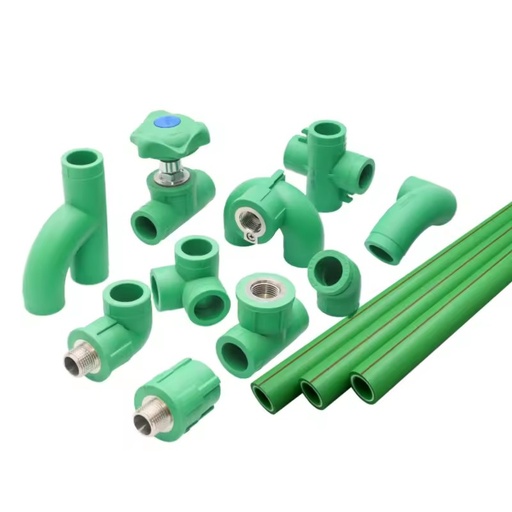 Plumbing Water Pipe Fitting PPR Tube Connector PN25 PPR Pipe Fitting Threaded Elbow Tee PPR Fitting for Water Tube