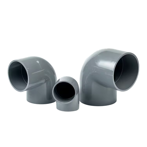 Stock Available PVC 90 Degree Elbow for 110mm PVC Pipe Fittings 45 Degree Elbow