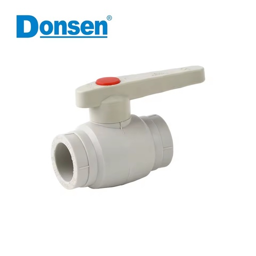 A2 plastic PPR ball valve with brass for hot cold water