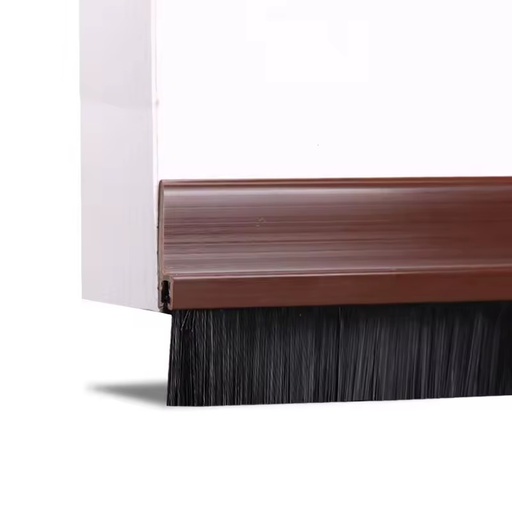 Durable Nylon Brush Screw Installation Plastic Traditional Adhesive Backing for Sealing Bottom PVC Door Supporting Frame