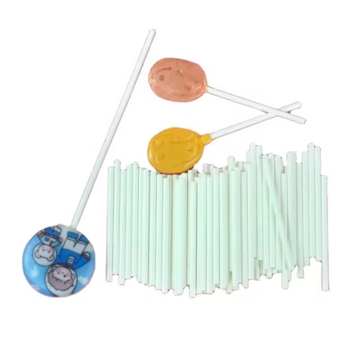 Factory Cheap Price Bulk Production Food Grade Coffee Paper Sticks 3.5x100mm OEM Brand for Making Lollipops and Cotton Candy