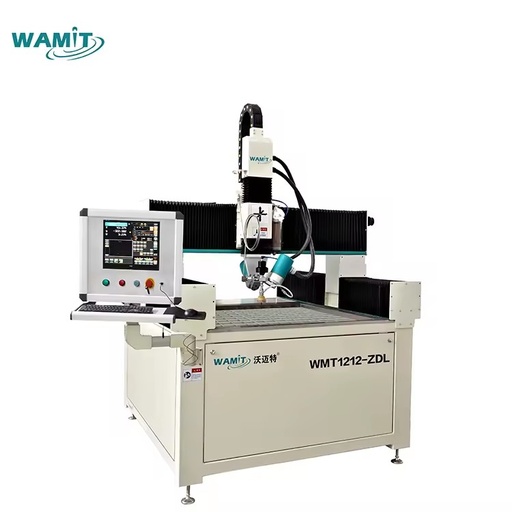 Small Size 3D 5 Axis High Pressure Gantry Cnc Abrasive Water Jet Cutter Glass Marble Aluminum for Sale 1500x1500mm 1200x1200mm