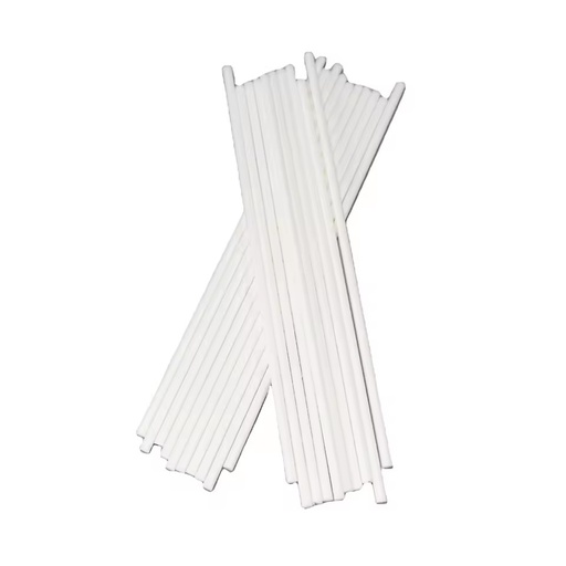 Disposable White Clear Lollipop Sticks Cake Cotton Candy Paper Sticks for Lollipop and Baking