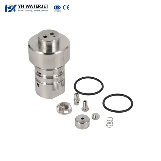 YH 004383-3 60K Check Valve Body for Waterjet Cutting Pump and Ultra High Pressure Water Jet Systems
