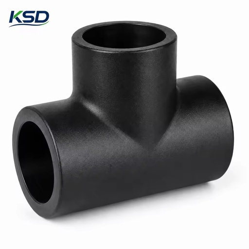 ISO CE Certified PN10 PN16 High Pressure SDR11 PE100 3-Way Poly Water Distributor HDPE Socket Fusion Equal Tee