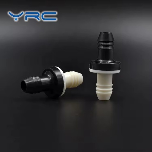 YRC 3/8" (9.5mm) ABS Body Inline Water One Way Non Return Check Valve with Silicone Sealing and Low Opening Pressure