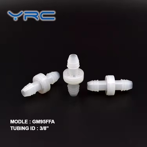 High Quality 3/8" One Way Plastic Ozone PVDF Check Valve for Water Hydraulic