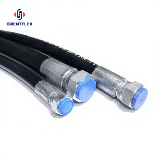 Cost Effective Easily Cleaned Rubber Black Water Tank Flush Sewer Flushing Hose Kit 250Bar