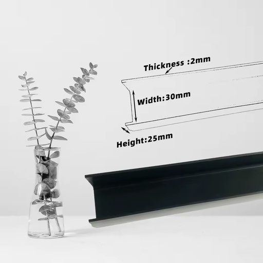 PVC Plastic Profile Single groove Edging square Plastic Sink Dust-proof Anti-fouling Eco-friendly High Durability Cutting