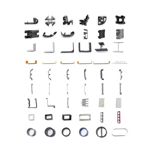 Customized Shaped Thin Plastic Frame Profile High Durability Plastic Profile Frame