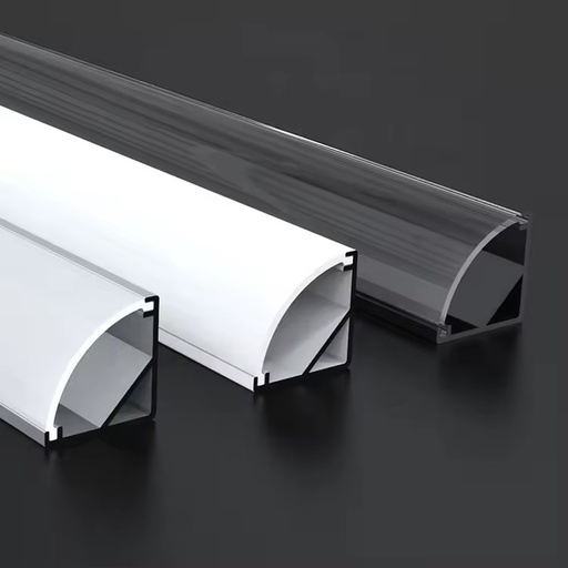 L054 Super Quality Alu Alloy Profile Channel Extrusion 90 Degree Angle Led Strip Lighting Corner Aluminum Led Profile